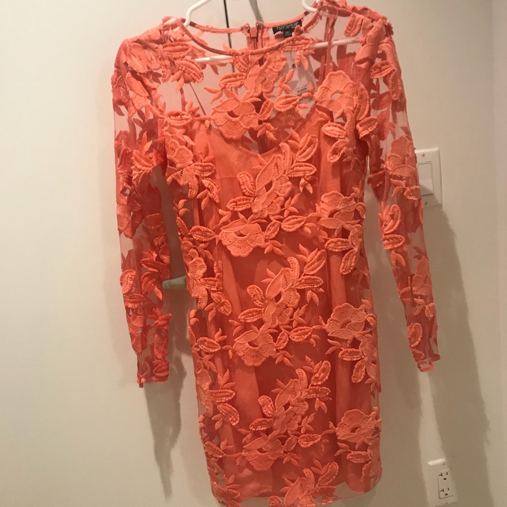 Topshop Long Sleeve Dress